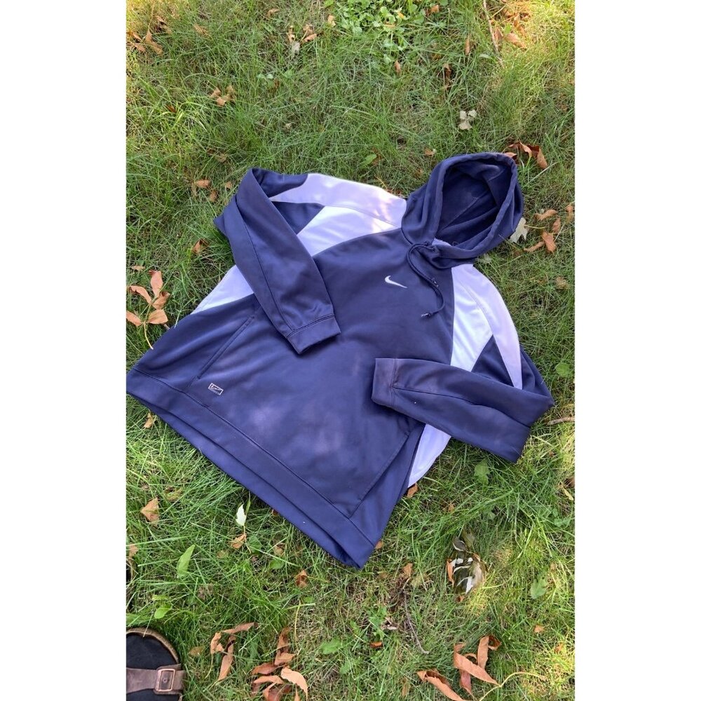 Vintage Nike Center Swoosh Hoodie Sweatshirt